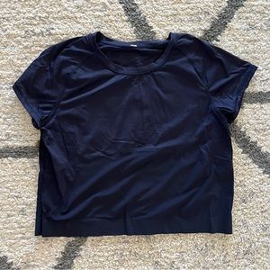 Navy Lululemon Workout Top